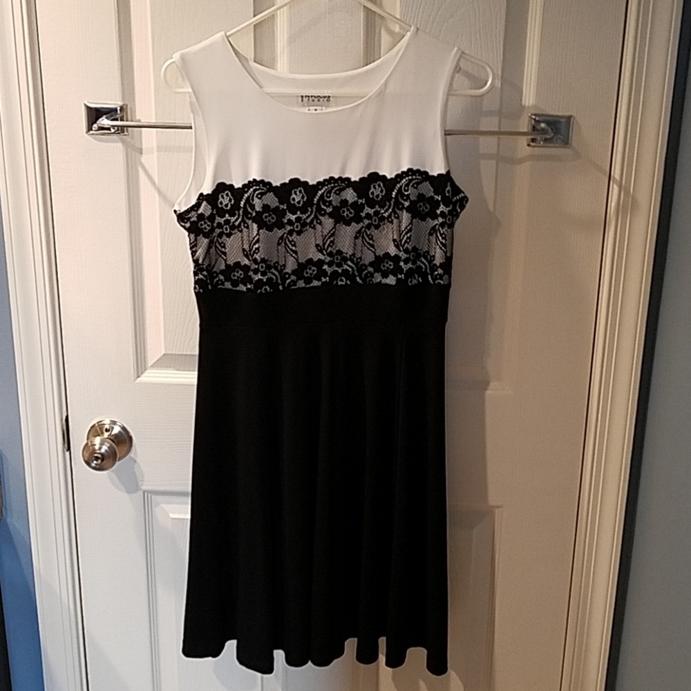 Black and white dress